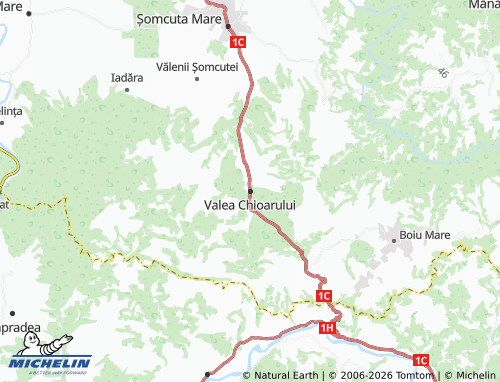 Mappa MICHELIN Valea Chioarului - ViaMichelin
