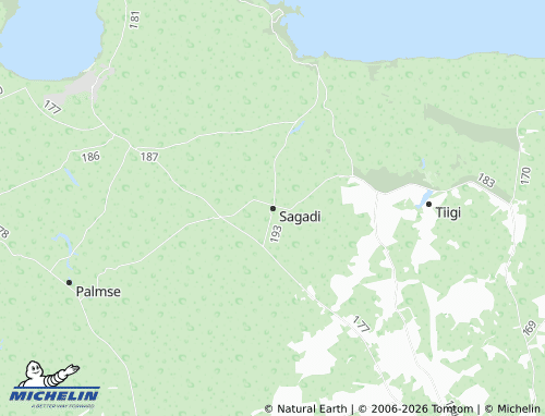 Mappa MICHELIN Sagadi - ViaMichelin
