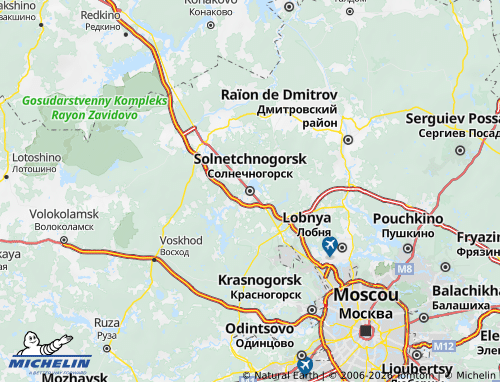 Carte MICHELIN Solnechnogorsk - ViaMichelin