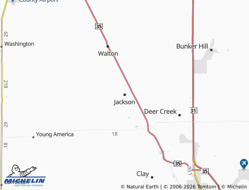 Mapa MICHELIN Jackson - ViaMichelin