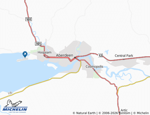 Mappa MICHELIN Aberdeen - ViaMichelin
