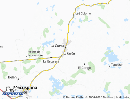 MICHELIN Las Delicias map - ViaMichelin