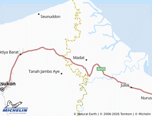 MICHELIN Matang Jrok map - ViaMichelin