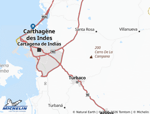 Carte MICHELIN Aguas Prietas - ViaMichelin