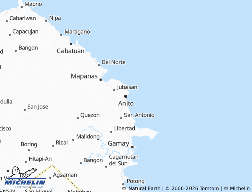 MICHELIN Anito map - ViaMichelin