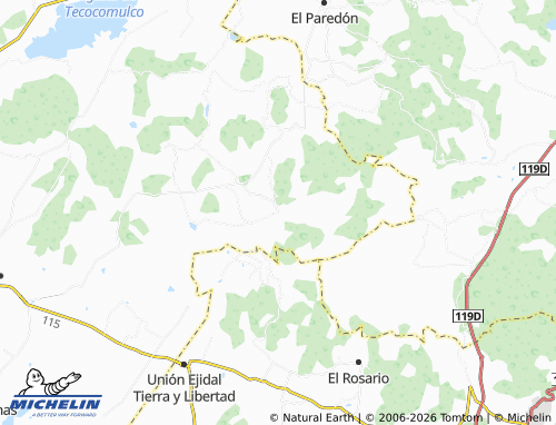 MICHELIN Rancho Nuevo map - ViaMichelin