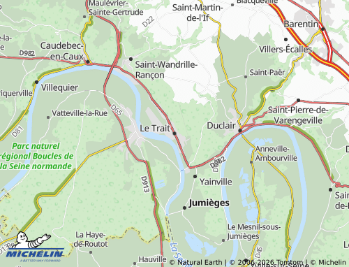 Mappa MICHELIN Le Trait - ViaMichelin
