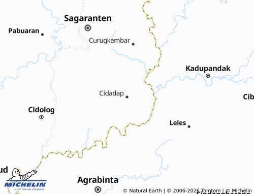 MICHELIN-Landkarte Cidadap - ViaMichelin