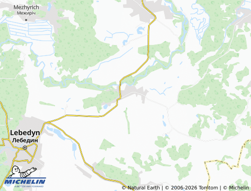 Mapa MICHELIN Byshkin - ViaMichelin