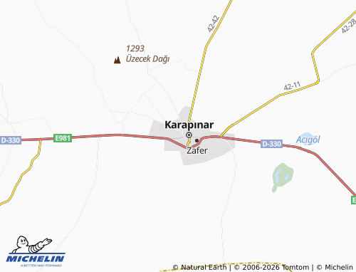 MICHELIN Apak map - ViaMichelin