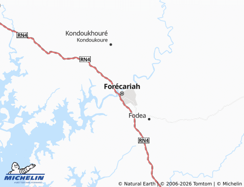 Mapa MICHELIN Forécariah - ViaMichelin