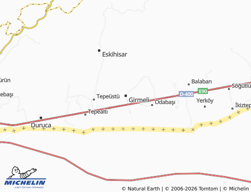 Mappa MICHELIN Girmeli - ViaMichelin
