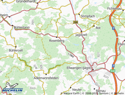 MICHELIN Hohenberg map - ViaMichelin