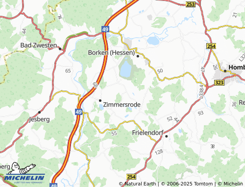 MICHELIN Haarhausen map - ViaMichelin