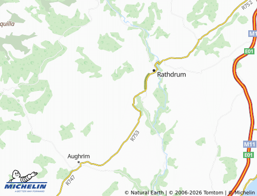 MICHELIN Ballinaclash map - ViaMichelin