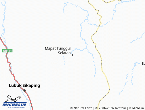 MICHELIN-Landkarte Mapat Tunggul Selatan - ViaMichelin