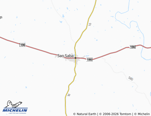 Mappa MICHELIN San Saba - ViaMichelin