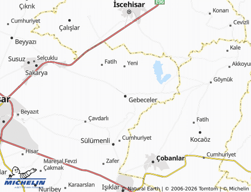MICHELIN-Landkarte Gebeceler - ViaMichelin