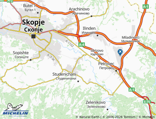 Mapa MICHELIN Dolni Lisiche - ViaMichelin