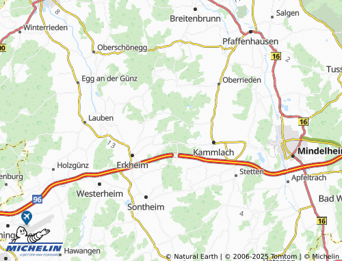 Mapa MICHELIN Erlenberg - ViaMichelin