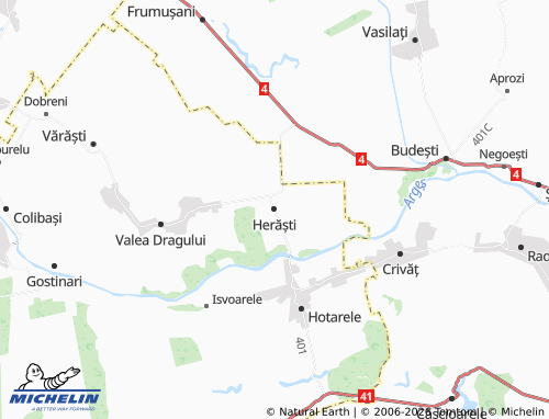 MICHELIN Herăști map - ViaMichelin