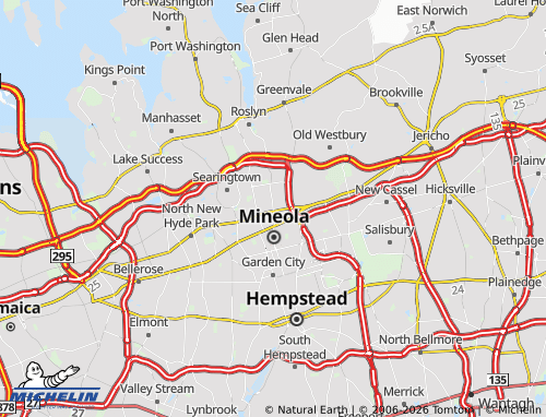 Mappa MICHELIN East Williston - ViaMichelin