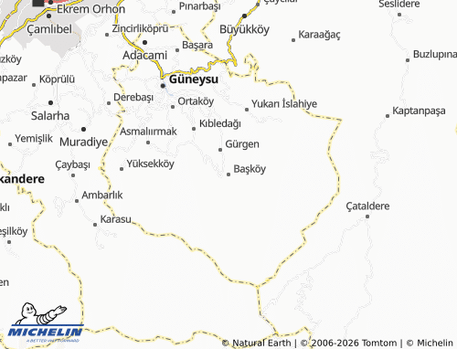 MICHELIN Başköy map - ViaMichelin