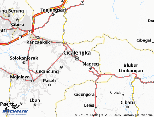 Carte MICHELIN Cicalengka - ViaMichelin