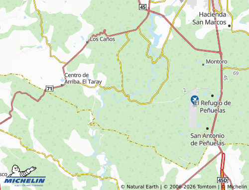 MICHELIN San Pedro Cieneguilla map - ViaMichelin