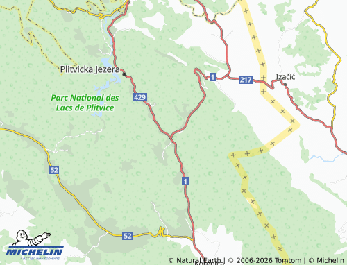 Mapa MICHELIN Prijeboj - ViaMichelin