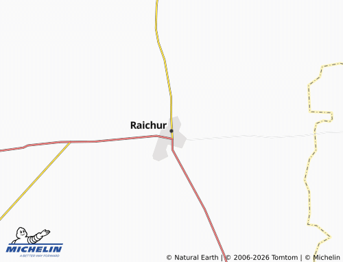 MICHELIN-Landkarte Raichur - ViaMichelin