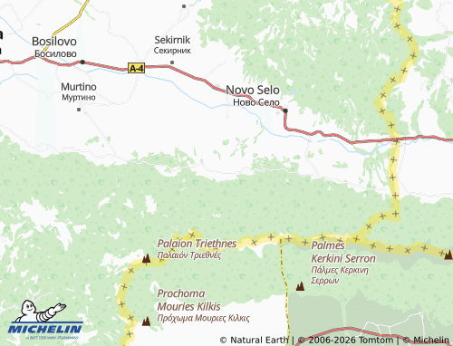 MICHELIN Mokrievo map - ViaMichelin