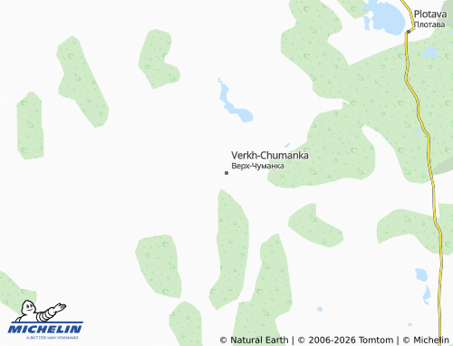 MICHELIN-Landkarte Verkh-Chumanka - ViaMichelin