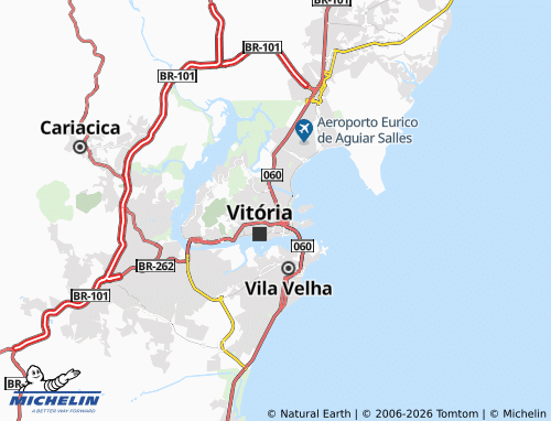 MICHELIN Santa Lúcia map - ViaMichelin