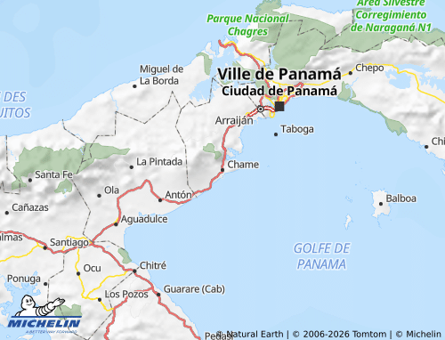 Carte MICHELIN Chame - ViaMichelin
