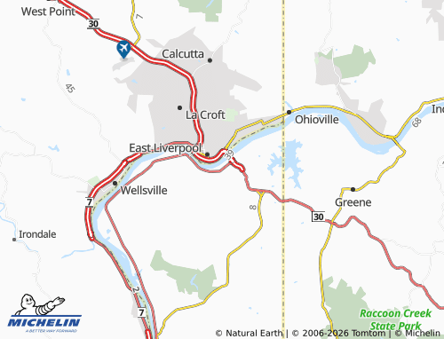 Carte MICHELIN Chester - ViaMichelin