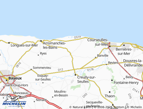 MICHELIN Crépon map - ViaMichelin