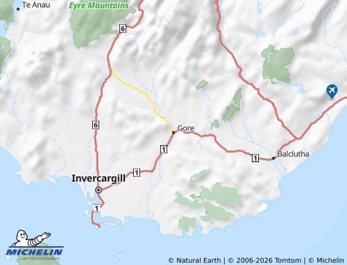 Mapa MICHELIN Gore - ViaMichelin