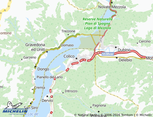 MICHELIN Colico map - ViaMichelin
