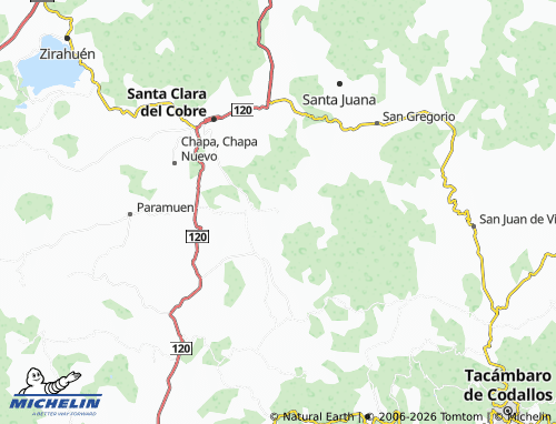 MICHELIN Turirán map - ViaMichelin