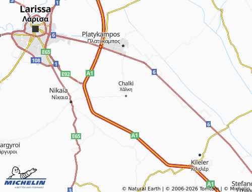 MICHELIN Chalki map - ViaMichelin