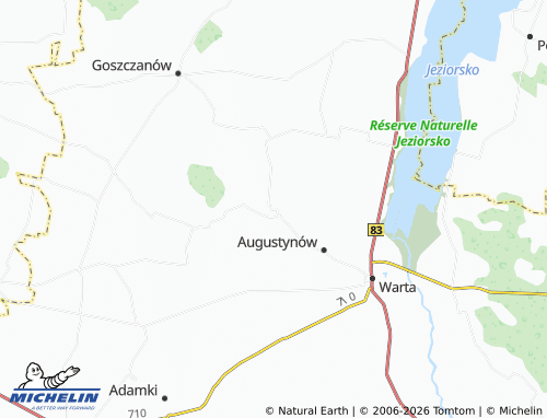 MICHELIN Cielce map - ViaMichelin
