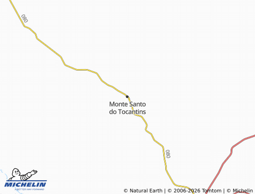 Carte MICHELIN Monte Santo do Tocantins - ViaMichelin