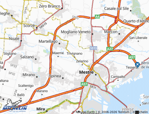 Mapa MICHELIN Trivignano - ViaMichelin