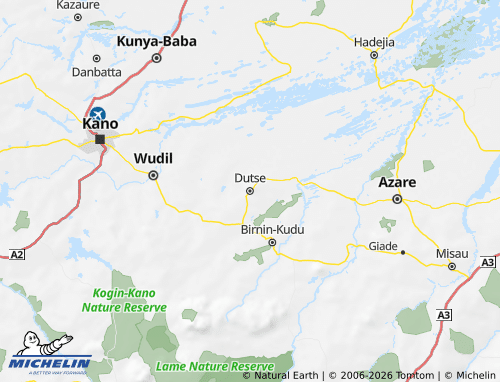 Mappa MICHELIN Jigawa - ViaMichelin