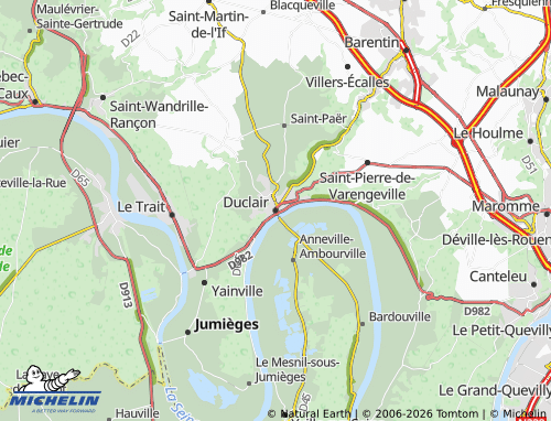 Mapa MICHELIN Duclair - ViaMichelin
