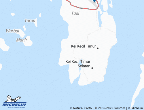 MICHELIN Kei Kecil Barat map - ViaMichelin