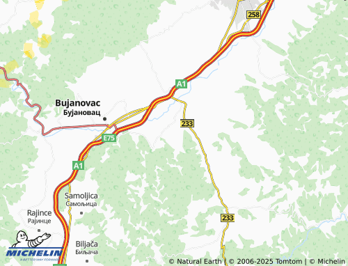 MICHELIN-Landkarte Žbevac - ViaMichelin