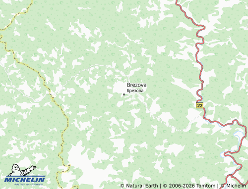 Mapa MICHELIN Brezova - ViaMichelin