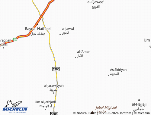 Mappa MICHELIN al-'Amar - ViaMichelin